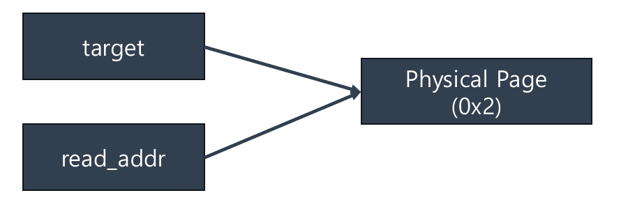 Exploitation step 3 — reverting the copied page to read-only